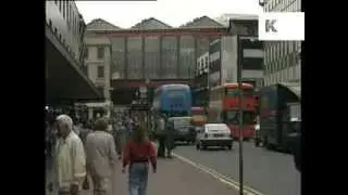 1990 Glasgow City Centre Street Scenes, Archive Footage