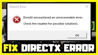 FIX DIRECTX ENCOUNTERED AN UNRECOVERABLE ERROR (COD Warzone,Modern Warfare 2)