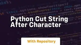 python cut string after character