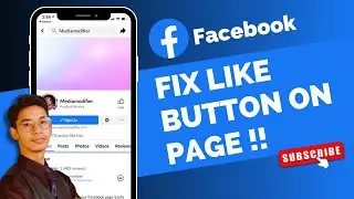 How To Fix Like Button On Facebook Page !