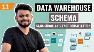 Data Warehouse Schemas- Star, Snowflake, Fact Constellation | Lecture #11 | Data Warehouse Tutorial