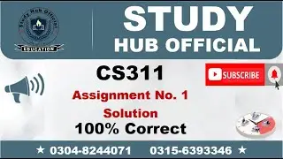 CS311 Assignment 1 Solution Spring 2023, CS311 Assignment 1 solution 2023, CS311 assig 1 solution 23