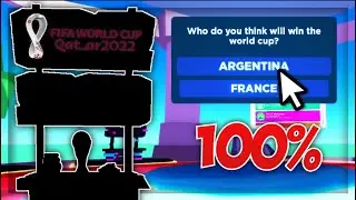 How to 100% UNLOCK the World Cup Stand in PLS DONATE