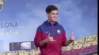 APRESENTAÇÃO DE FELIPE COUTINHO NO BARCELONA