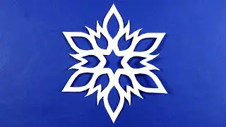 How to make a paper snowflake with your own hands ❄ Paper snowflake