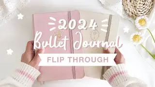 🎀 my 2024 bullet journal flip through