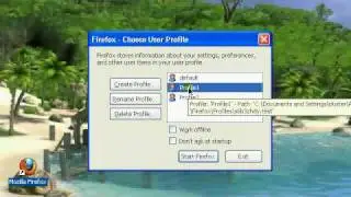 Mozilla Firefox 3.5 HowTo Create multiple profiles