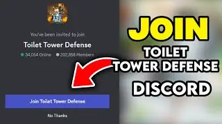 How To Join Roblox Toilet Tower Defence Discord Server