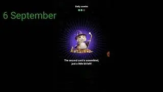 6 September hamster Kombat daily combo card's today | hamster Kombat daily combo