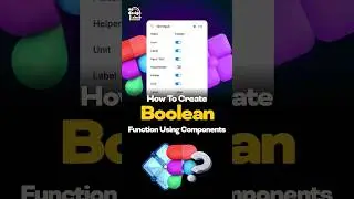 How to create a BOOLEAN FUNCTION using figma Components? | UIUX Design | Tamil | Abishek | #figma