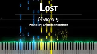 Maroon 5 - Lost (Piano Cover) Tutorial by LittleTranscriber