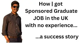 How | got Sponsored Graduate Jobs in the UK with no experience | JK Civil Engineer