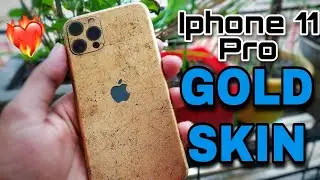 Matte Gold skin for my iPhone 11 pro ❤️‍🔥 || BEST SKIN FOR IPHONE ||  wrapcart.com