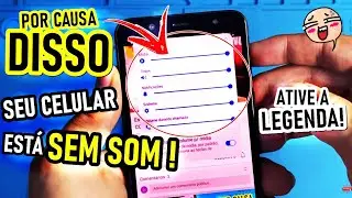 SEU CELULAR ESTÁ SEM SOM? Como RESOLVER em CASA!