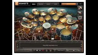 как разбить ezdrummer 2 по дорожкам в Cubase 10