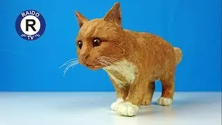 MAKING A CAT FROM MODELING CLAY. MODELING CLAY PET  HOW TO MAKE A CAT FROM MODELING CLAY. | 