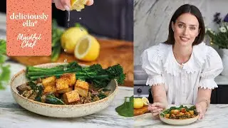 deliciously ella x Mindful Chef | Chermoula Aubergine with Lentils & Broccoli