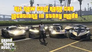 GTA V - Millionaires Gold Rare Car Locations in Story Mode (XBOX, PC, PS4, PS5)