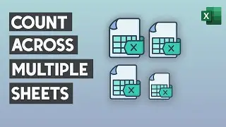 How to COUNT Items Across Multiple Worksheets in Excel - COUNTIF Multiple Sheets in Excel