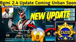Finally 🤯 Bgmi Unban News Today 🔥 BGMI 2.4 Update Coming?🔥 BGMI Unban