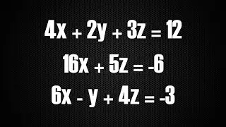 Elimination Method: Solving Systems of 3 Equations in 3 Variables