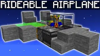 🦅 Minecraft Bedrock: Rideable Plane Tutorial!