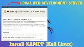 How to Install XAMPP on Kali Linux