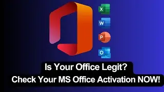 Step-by-Step: Check MS Office Activation (Word, Excel, Outlook!)