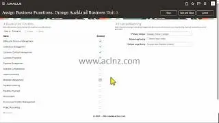 How to assign Business Unit the Business Functions in Oracle Fusion SaaS Cloud? (Rel 13 / Ver 23D)