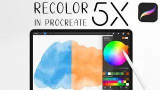 How to Get the Recolor Tool in Procreate 5X