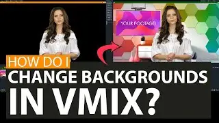 How do I add a Background in vMix?