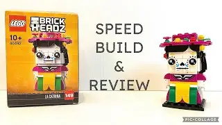 LEGO Brickheadz 40492 La Catrina SPEED BUILD & REVIEW!!!