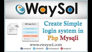 How to create Simple login system in php mysqli with HTML5 Table | eWaySol