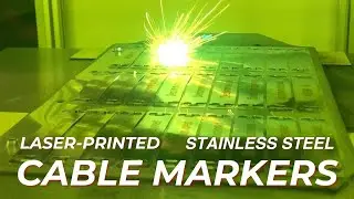 Laser-Printed Stainless Steel Cable Markers