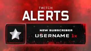 Animated Call of Duty: Modern Warfare 3 inspired Twitch Alert Overlays for Streamers