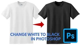 Change White to black in Photoshop| Photo editing tutorial | Photoshop Tricks