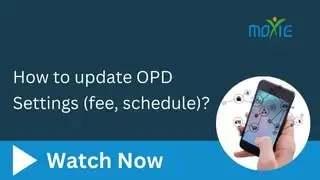 How to update OPD Settings (fee, schedule)?