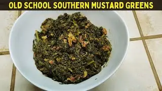 How To Cook Delicious Southern Style Mustard Greens In Just 13 Minutes!