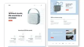 Build Responsive Product Website Using HTML CSS And JavaScript