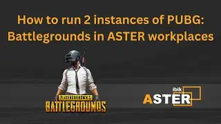 How to run 2 instances of PUBG: Battlegrounds  in ASTER workplaces