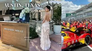 Austin, TX Vlog | Richard Mille, Ferrari Hypercar,  Le Mans Race, Chanel Belt Bag, Revolve Outfits