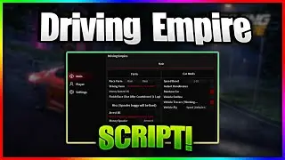 Driving Empire Script GUI / Hack (INF CASH FARM, AUTO RACE, CARS ESP, & MORE) *PASTEBIN*