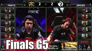 Fnatic vs Origen | Game 5 Grand Finals S5 EU LCS Summer 2015 Playoffs | FNC vs OG G5 Final