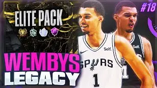 WEMBYS LEGACY #18 - OPENING A GOAT ELITE PACK!! NBA 2K24 MYTEAM!!