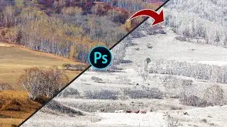How to Create Realistic Snowfall Effect in Photoshop CC