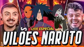 QUEM É O MELHOR VILÃO DE NARUTO?? LIVE ESPECIAL VILÕES DE NARUTO FET. TIO SAN | The Otakuz 