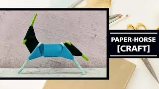 How To Make An Origami Paper Horse | Kids Craft [Tabrez Arts]