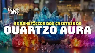 Você conhece os CRISTAIS de Quartzo Aura? @luzearte #cristais #quartzo