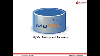 MySQL Enterprise Backup