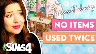 I Can't Use The Same Items TWICE to Build a House in The Sims 4 ?? Sims 4 Build Challenge